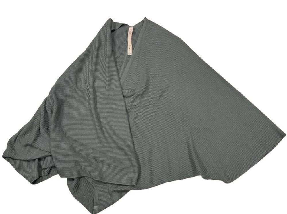 Lululemon Wrap Poncho Size XS/S Blue Knit Cashmere Blend
